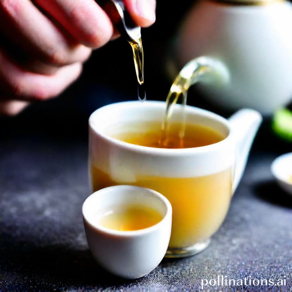 how to make white tea shot